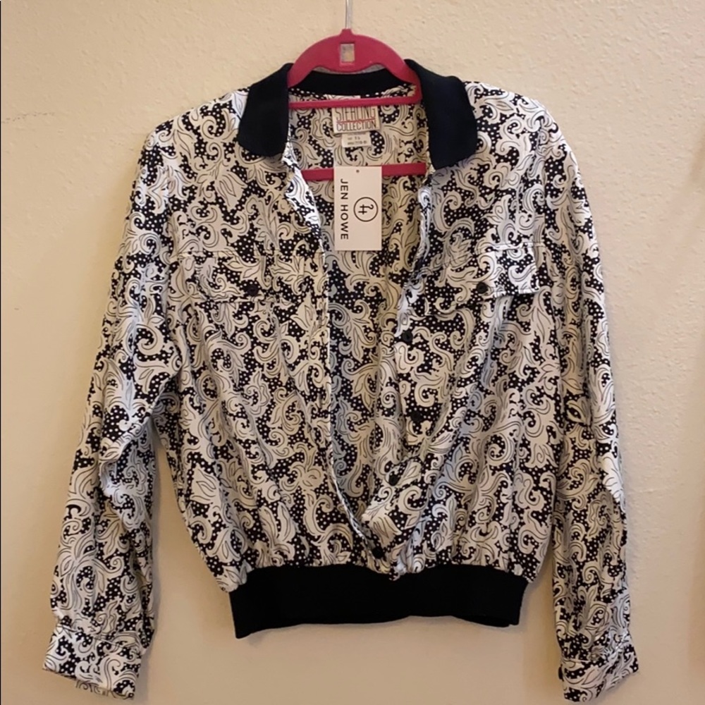 Vintage 80's Paisley Top